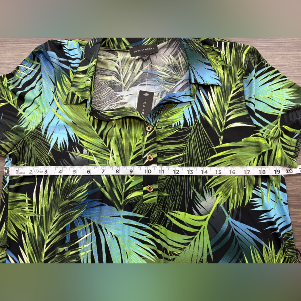 Investments Jungle Heat Dress with Belt Size Large NWT - Picture 4 of 8